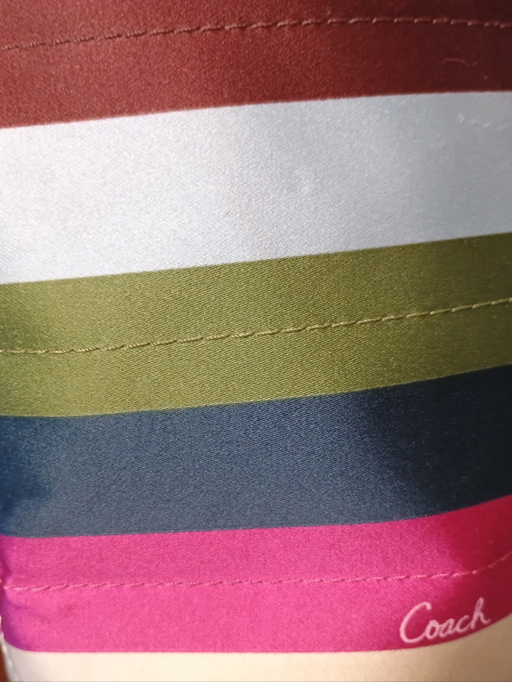 Coach Legacy Stripe Tote - Picture 3 of 9
